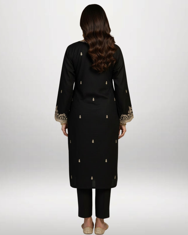 Embroidered Winter Khaddar 2-Piece Suit