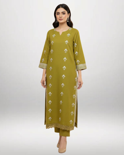 Women’s Winter Khaddar Suit – 2 Piece