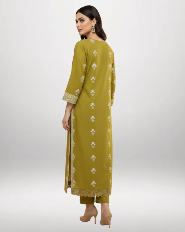 Women’s Winter Khaddar Suit – 2 Piece