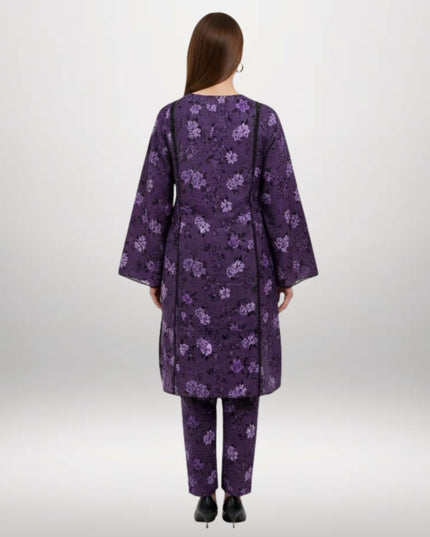 Printed Winter Khaddar 2-Piece Suit