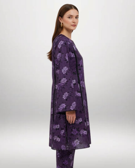 Printed Winter Khaddar 2-Piece Suit