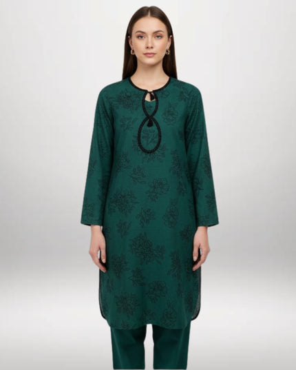 Printed Winter Khaddar 2-Piece Suit