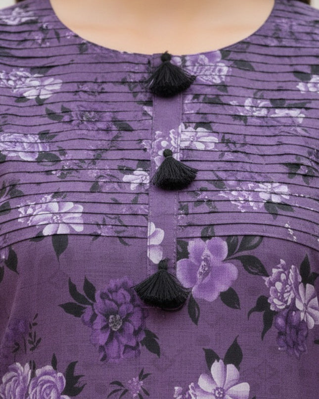 Winter Khaddar Printed Suit – 2 Piece