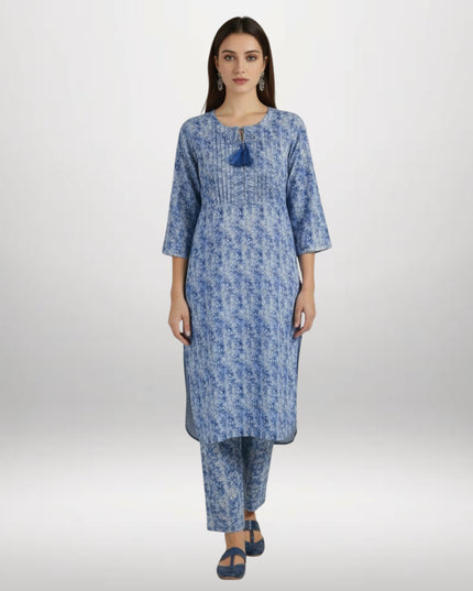 Printed Khaddar 2-Piece Suit – Winter Wear