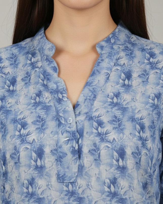 Printed Winter Khaddar 2-Piece Suit