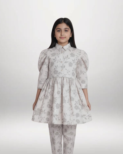Girls Winter Khaddar 2-Piece Suit