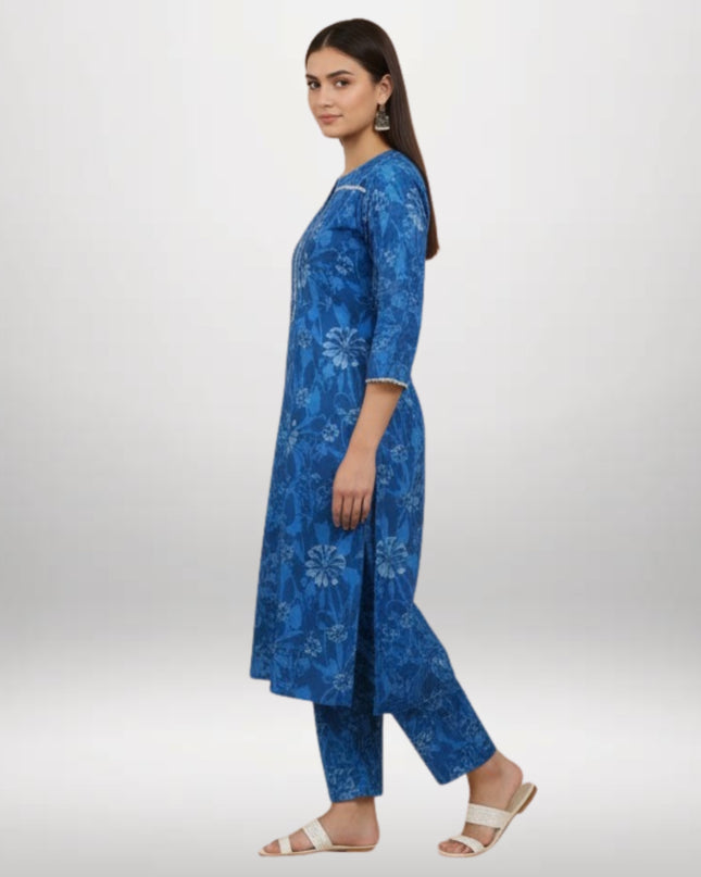 Printed Winter Khaddar 2-Piece Suit