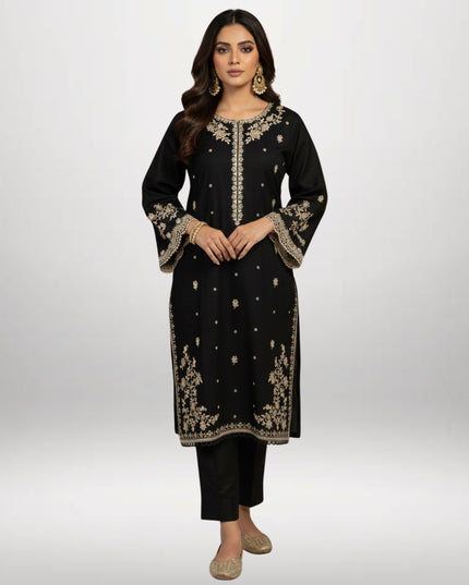 Embroidered Winter Khaddar 2-Piece Suit